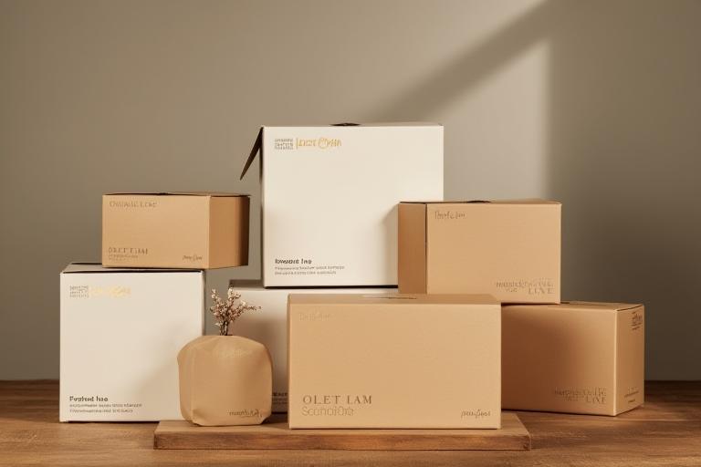 Branded Maple Luxe boxes ready for shipping